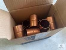 Box of 25 Streamline W-01055 Copper Roll Stop Couplers - 1 3/8 OD