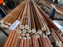 Approximately 37 Sticks of 1 5/8 Copper Refrigeration Tubing - 20-foot Lengths
