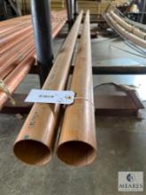 Two Sticks of 3-inch Copper Plumbing Tubing - 20-foot Lengths
