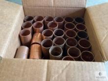 Approximately 100 Streamline Copper Pipe Couplers - 1 3/8