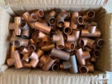 100 Streamline Copper Pipe Tees - 1/2 OD