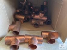24 Streamline Copper Pipe Tees - 1 5/8 OD