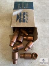 Box of Streamline W-01339 Copper Pipe Bushings - 1 1/8 x 5/8 OD