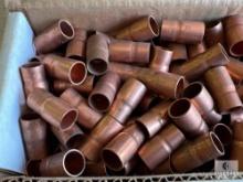 Box of 200 Copper Pipe Bushings - 1/2 x 5/8 OD