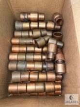 Approximately 100 Copper Pipe Reducers - 1 5/8 x 1 1/8