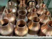 20 Copper Pipe Reducers - 2 5/8 x 1 3/8 OD
