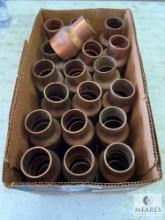 Approximately 56 Streamline Copper Pipe Reducers - 2 1/8 x 1 3/8 OD