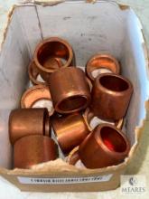 14 Copper Pipe Flush Bushings - 1 1/8 x 1 3/8 OD