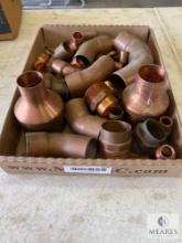 Mixed Copper Lot - Reducers, Street Ells, Couplers - Mixed Sizes
