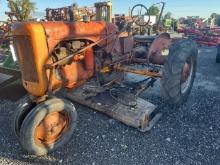 AC C TRACTOR W/50" WOODS BELLY MOWER