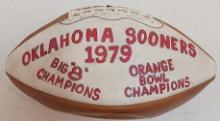 Vintage 1979 Team Sign-ed Auto Football Oklahoma Sooners Orange Bowl Champions 40+ Signatures