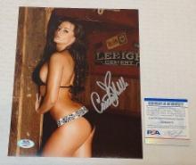 Candice Michelle Autographed Signed PSA COA 8x10 Photo WWF WWE Sexy Bikini Divas