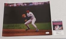 Ryne Sandberg Autographed Signed 11x14 Photo JSA Cubs HOF MLB Baseball Wrigley Phillies