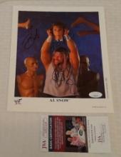 Al Snow Autographed Signed JSA COA Wrestling 8x10 Original Promo Photo WWF WWE ECW 1998 Head