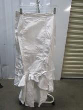 Ladies Cotton, Polyester And Spandex Skirt W/ Ruffles By K. Jordan