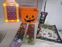 Candy Bucket, Picture Frame, Light Up Shower Drink Holder, Halloween Light Up Stickers