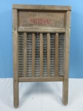 Vintage National Washboard Co. 701 (Few Loose Dowels) 23" x 13"