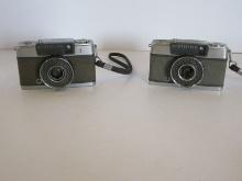 2 Vintage Olympus-Pen-Ee Cameras Serial No 718208/974494