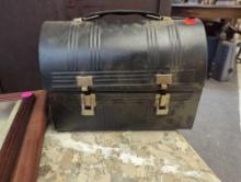 Vintage Aladdin Industries Metal Domed Workers Lunch Box. Comes as is shown in photos. Appears to be