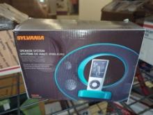 Sylvania MP3/iPod Speaker Dock, Model SJI109, Retail Price $35, Appears to be Used, What You See in
