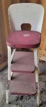 Vintage Step Ladder Chair $10 STS