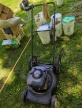 (SHED) BRIGGS AND STRATTON QUANTUM POWER LAWN MOWER, USED