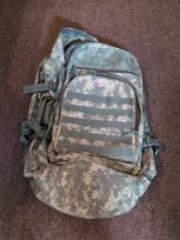 (DEN) BUG OUT GEAR DIGITAL CAMO HIKING BACKPACK. GOOD OVERALL CONDITION.