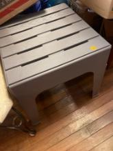 Gray Plastic table