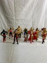 Lot of 15 wrestlers.