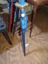 (GAR) JAPANESE BLUE AND WHITE KATANA SWORD REPLICA, MEASURE APPROXIMATELY 39.5 INCHES LONG FROM TIP