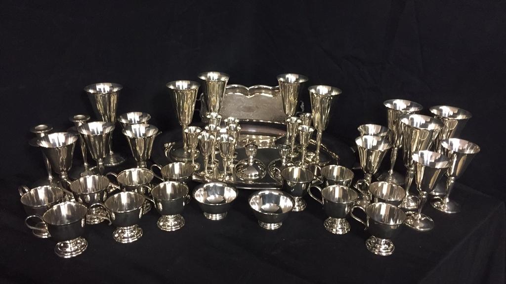 SPAIN, ONEIDA, ALPACCA, & BARTON SILVERPLATE SET