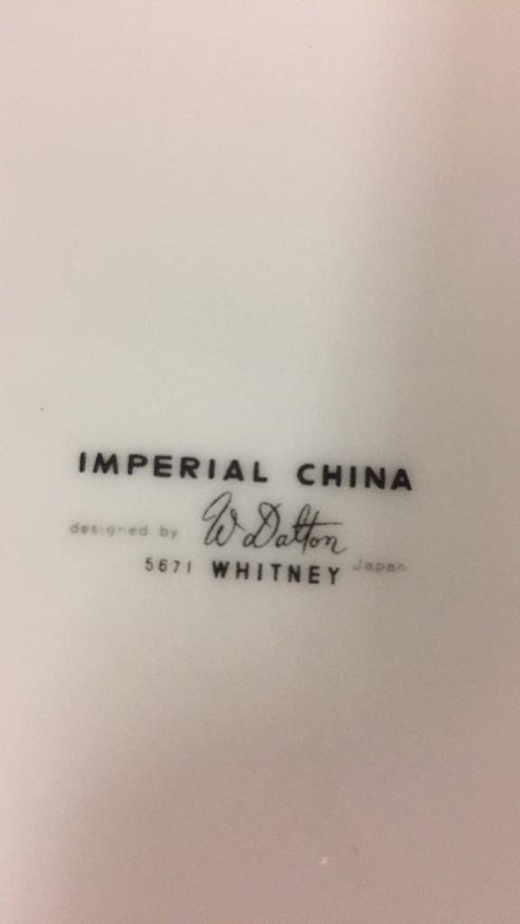 48PC IMPERIAL CHINA WHITNEY SET
