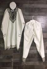 HEBREW ISRAELITE MENS WHITE TUNIC OUTFIT