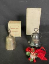 REED & BARTON "CHRISTMAS 1972" SILVER-PLATE BELL.2