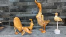 WOODEN DUCK FAMILY