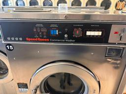 Speed Queen 35lb Commercial Washer - Model: SC35MD2OU20001 - Working