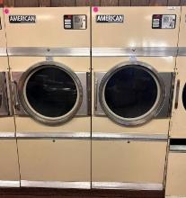 Lot of 2, American Dryer Corp. Commercial Single Pocket Dryers