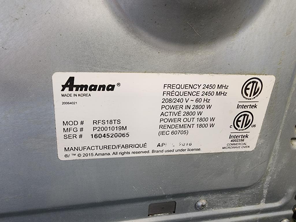 Amana Model RFS18TS Commercial Microwave