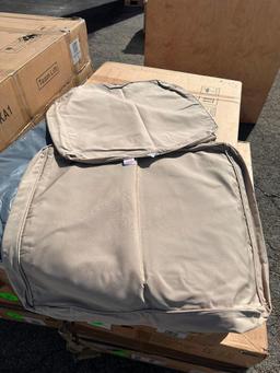 2 New Sunbrella Slip Cover Set, SB Beige, No. 1002780884 for Patio Cushions