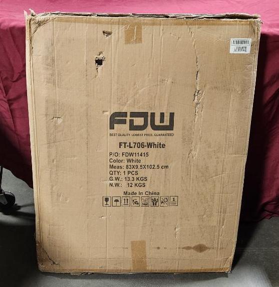 New In Box FDW 6 Ft Folding Table Model FT-L706-White