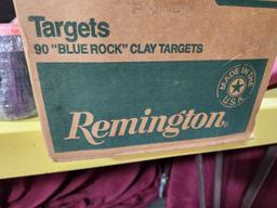 Case of 90 - Remington Clay Targets / Blue Rock and Storage Tote