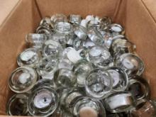 125+ Glass Tea Candle Holders and Some Tea Candles