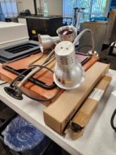 Heated Carving Board w/ Lamps and Extras