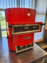 TurboChef Model 941-004-00 Fire Red Electric Countertop Ventless Pizza Oven, 208v, 1ph