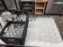 Large Selection of Drink Glasses, Creamer and Sugars, Several Creamers, Glassware