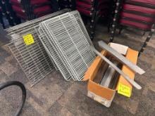 Several Racks for Glass Door Coolers, Prep Coolers Shelves and Shelf Brackets for Coolers