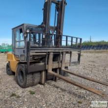 FORKLIFT, 1996 CATERPILLAR DP50, 10000LB CAPACITY, EROPS. WITH PARTS, UNKNOWN MECHANICAL PROBLEMS, E
