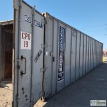 SHIPPING CONTAINER, CONEX TYPE, 40 FT, ALUMINUM AND STEEL CONSTRUCTION