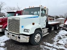 2000 FREIGHTLINER FLC1124T/ST ROLLBACK TRUCK VN:1FVXZCXB1YHG34371 powered by Detroit Series 60