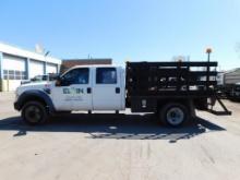 2008 FORD F450XL STAKE TRUCK VN:C04811 V8 Power, Stroke, Lift Gate, Automatic Transmission, GVWR